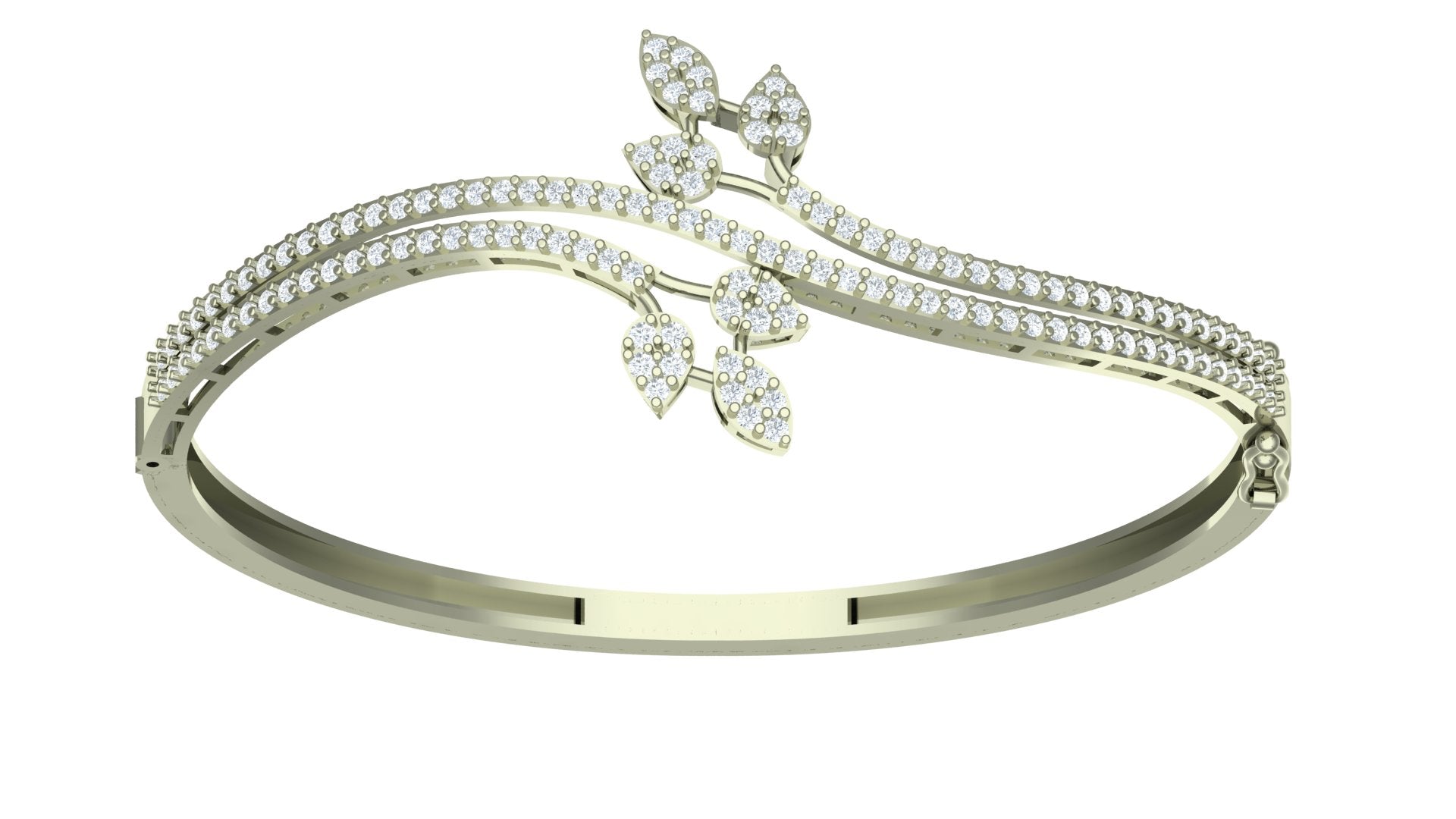 THE PAIRE LEAF DIAMOND BRACELET