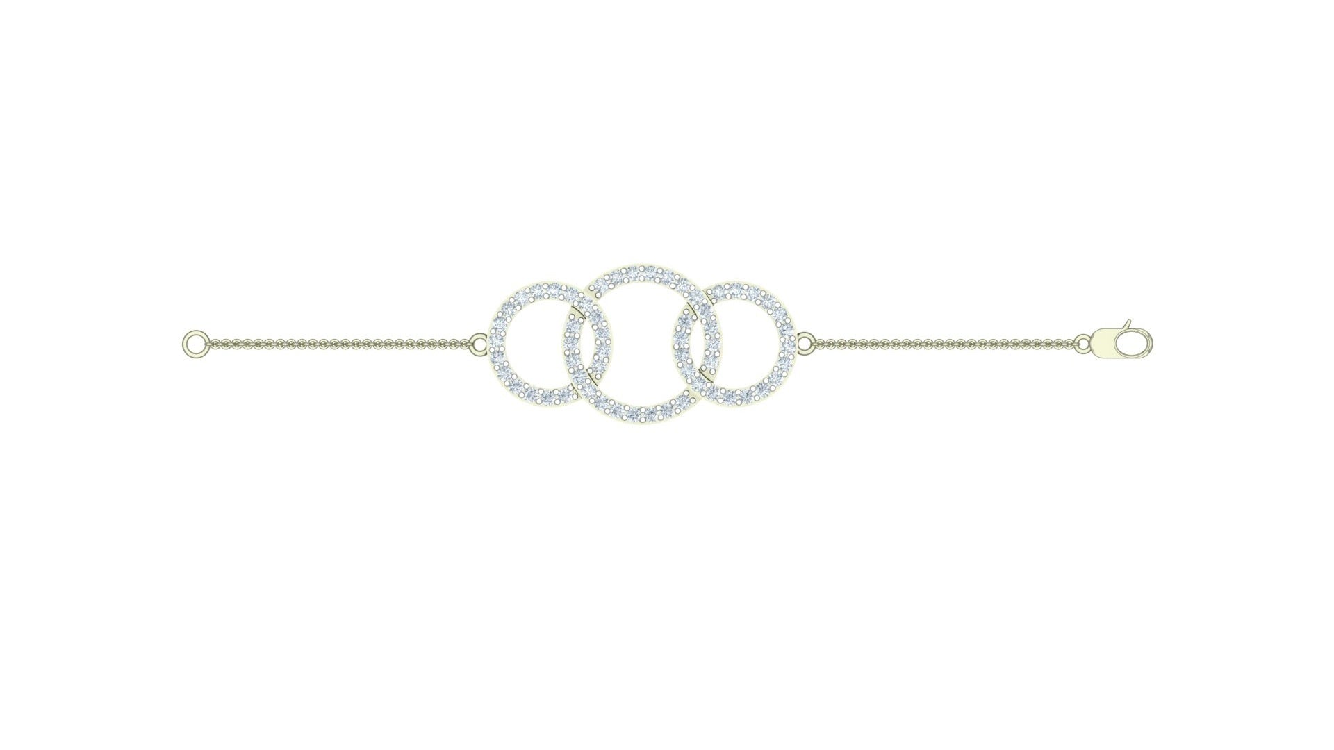 THE STELLER LOOP DIAMOND BRACELET