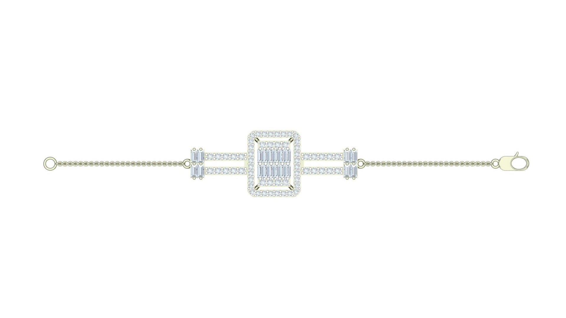 THE NOVA HALO DIAMOND BRACELET