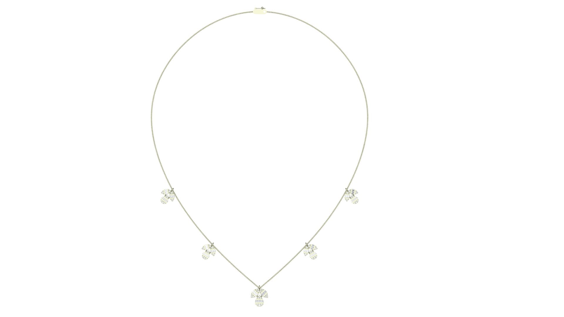 THE PETALS OF ELEGANCE FINE LINE NECKLACE