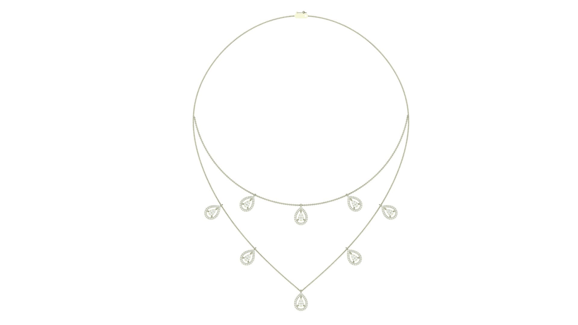 THE PERKY PEAR FINE LINE NECKLACE