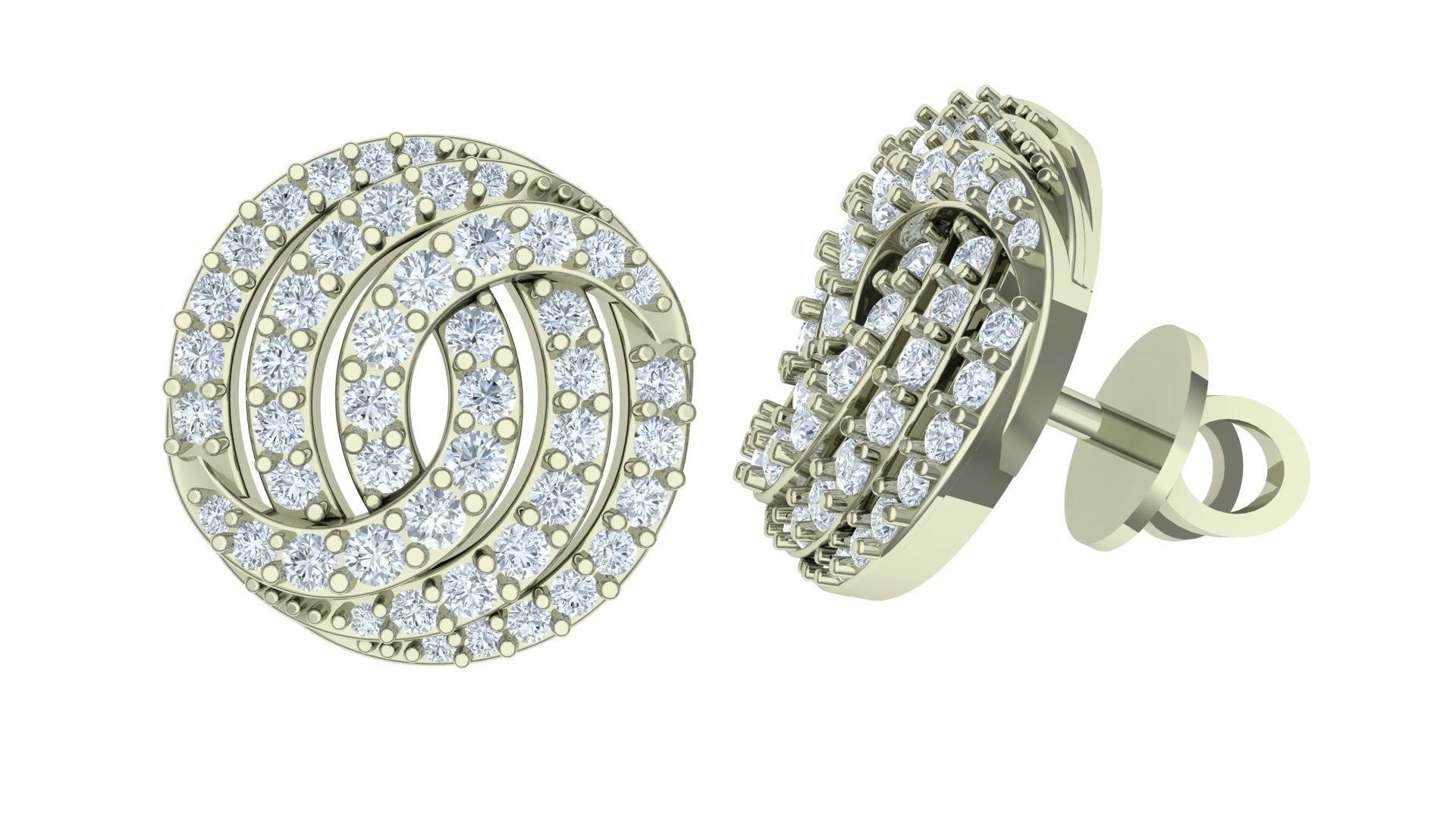 THE WOVEN SHINE STUDS