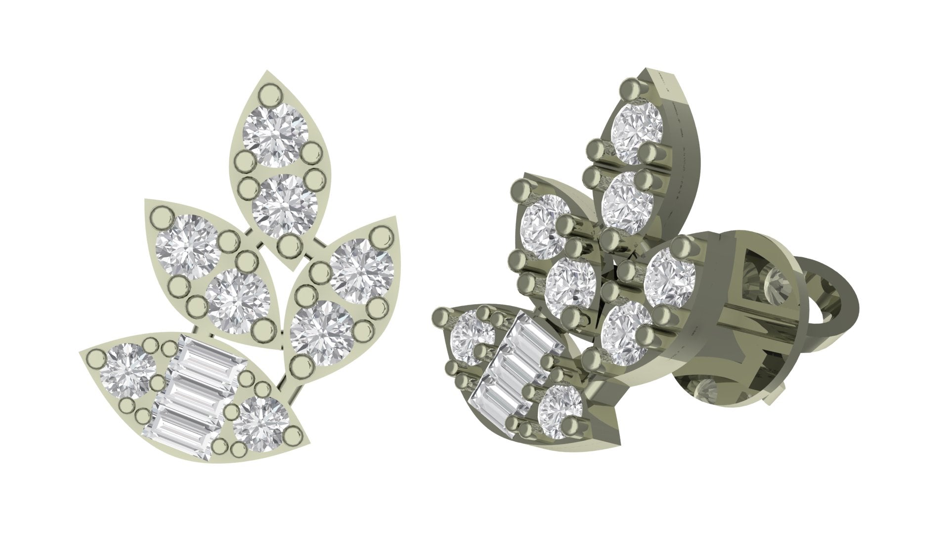 THE GILDED LEAF STUDS