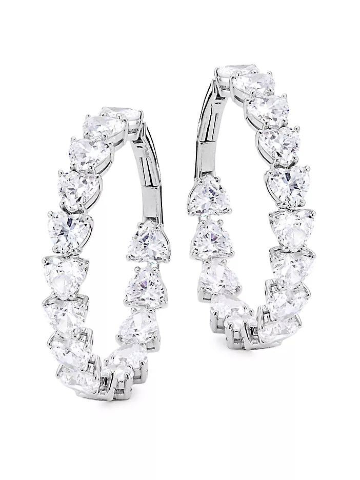 ELEGANCE ROUND HOOP EARRING