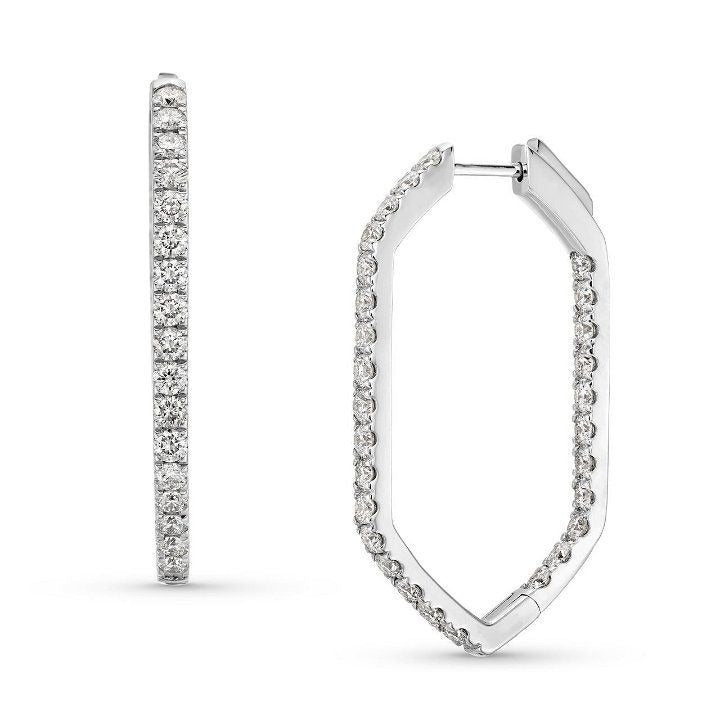 AMELIA INSIDE-OUT HOOP EARRING