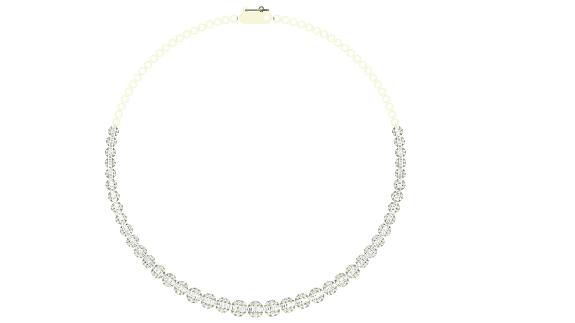 THE DIAMOND RAIL NECKLACE