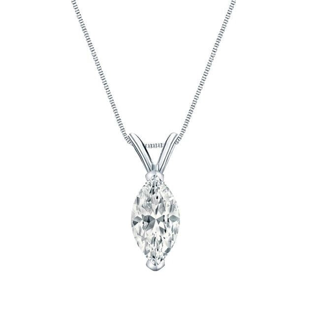 THE LEAFLET SOLITAIRE PENDANT