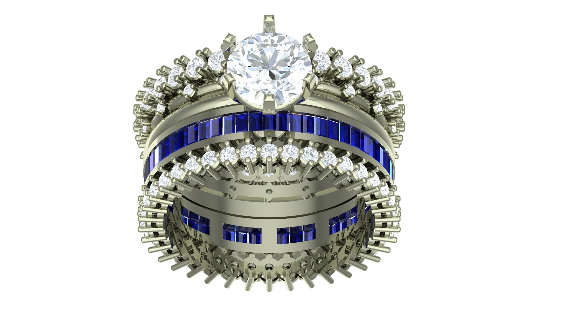 THE NAVY GLEAM RING