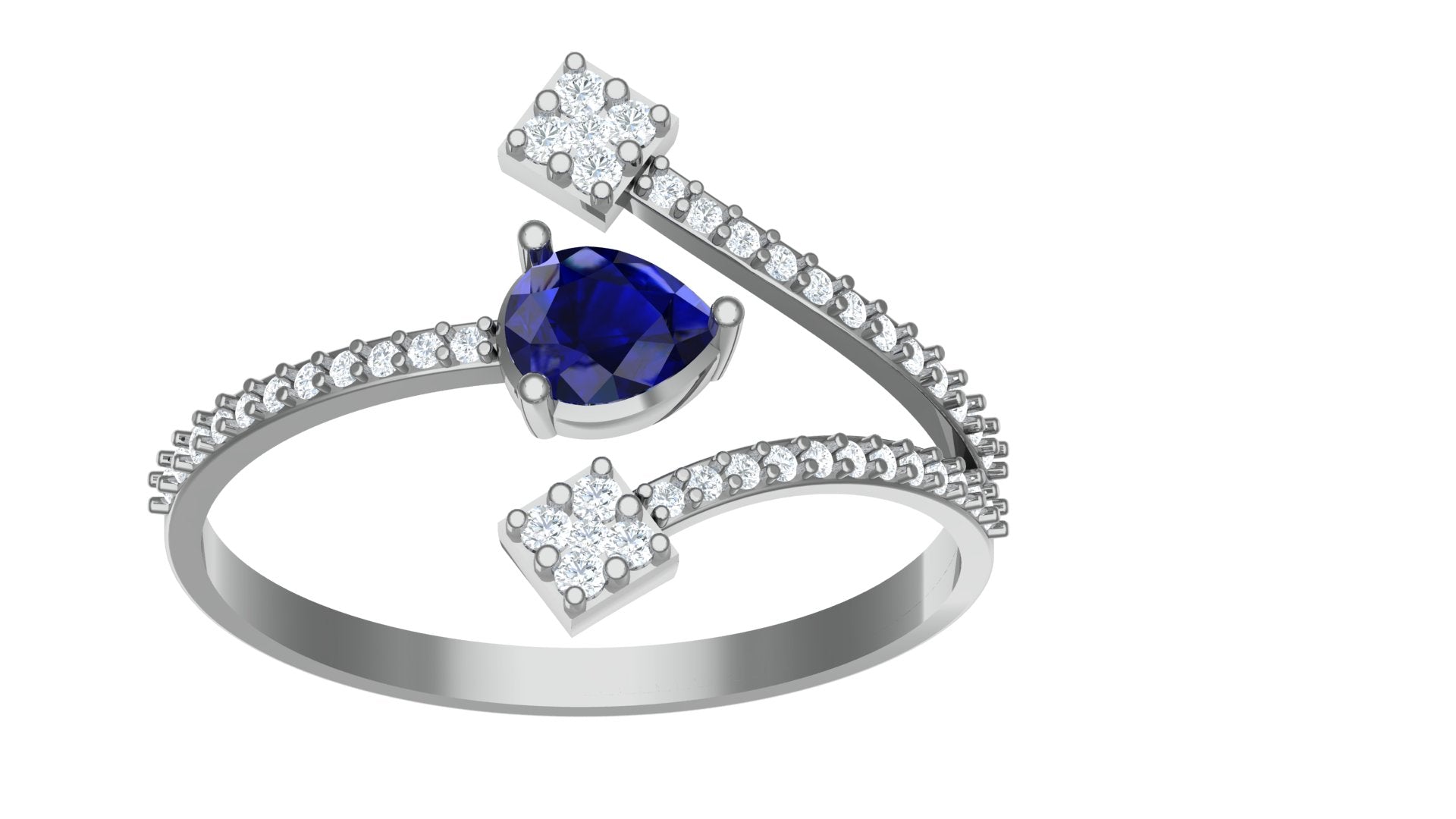 THE SAPPHIRE MIST DIAMOND RING