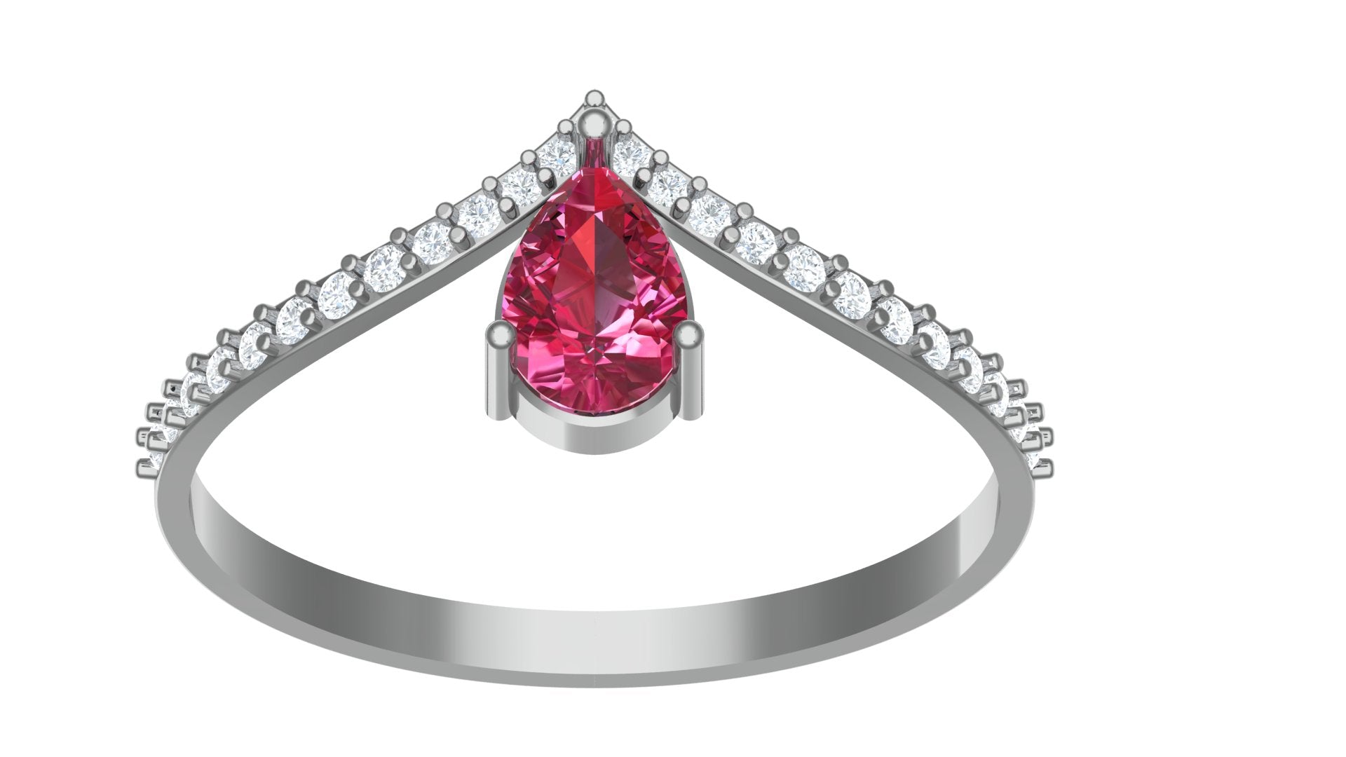 THE RUBY FLAME DIAMOND RING