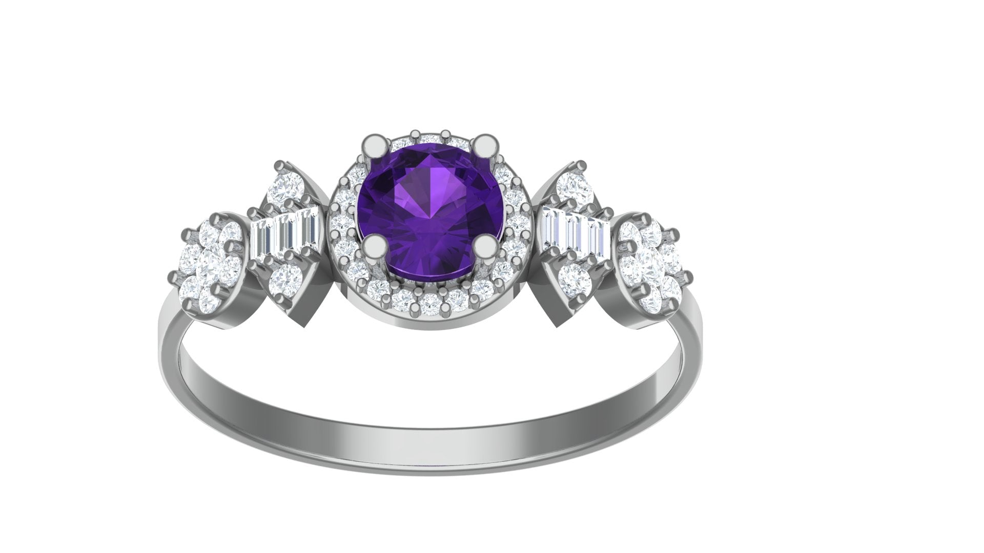 THE TANZANITE DIAMOND RING