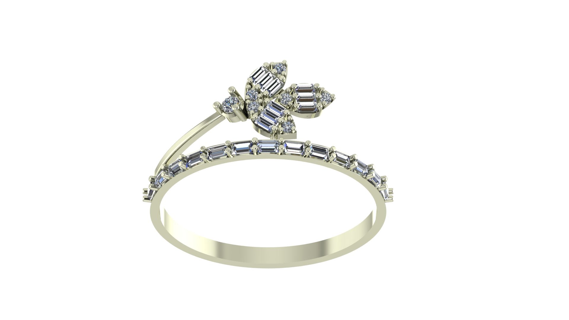 THE LEAFLET DIAMOND RING