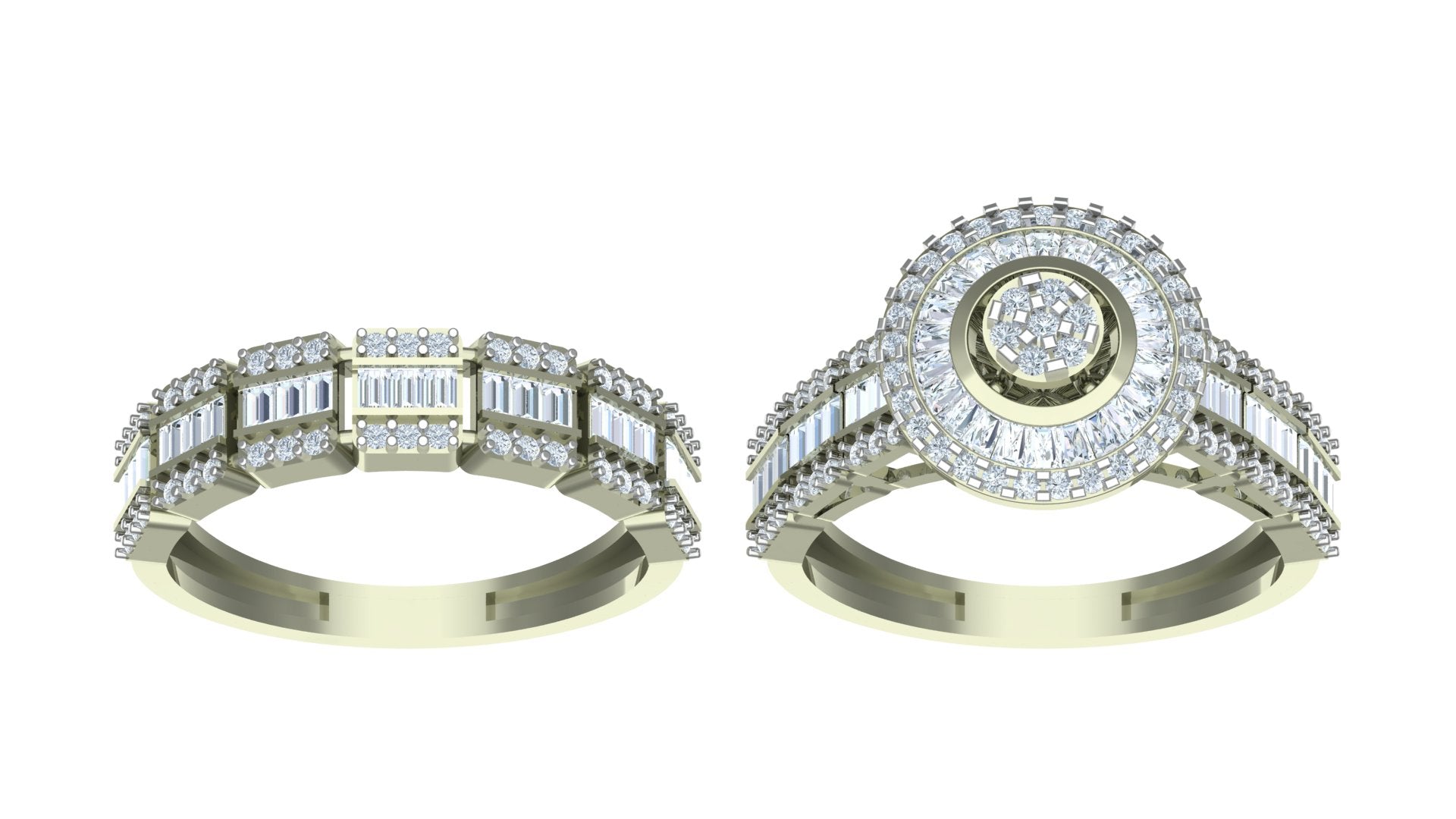 THE TWO BECOME ONE ENGAGEMENT RING