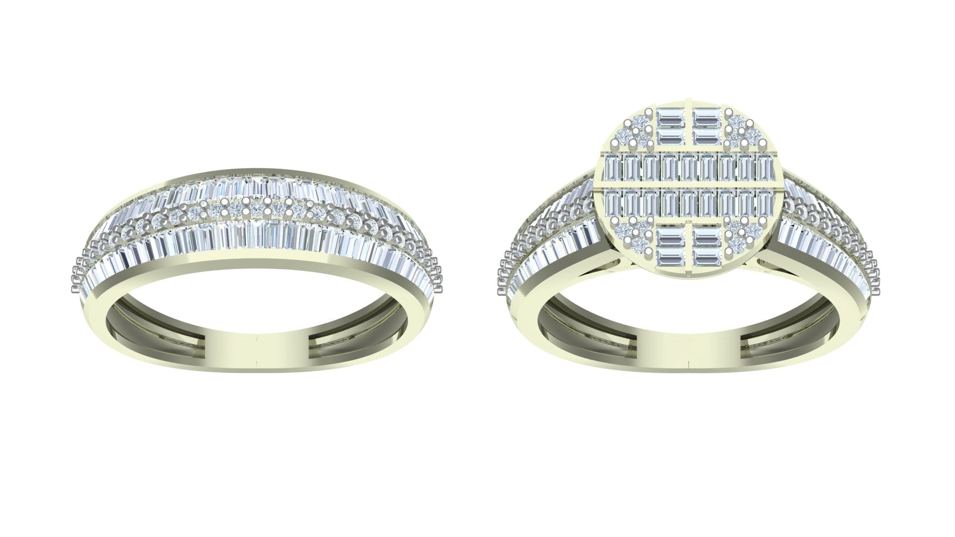 THE DUO FORM ENGAGEMENT RING